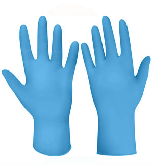 хозяйственные резиновые перчатки плоской формы