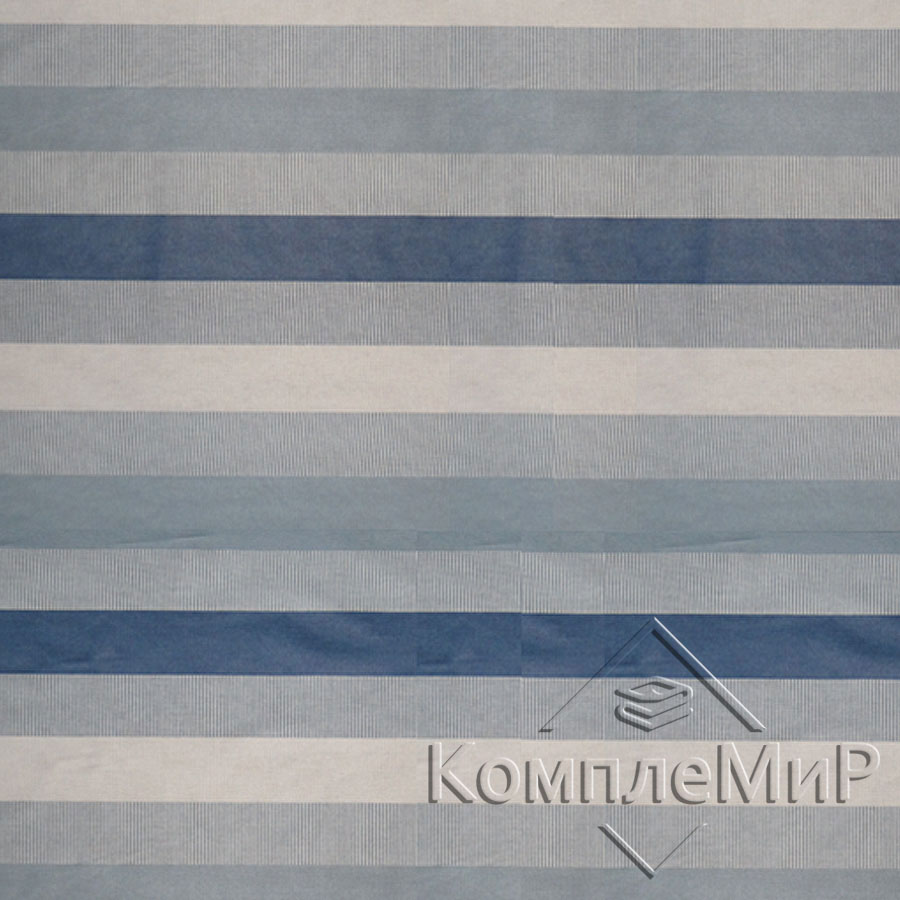 1 - Комплект постельного белья (двуспальный) из бязи - Полоски Синие