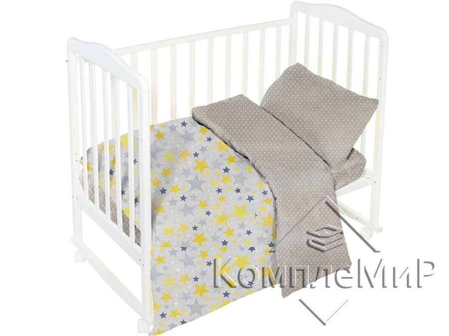 Горошек - Звезда-2 - детское постельное белье 100x120/120x170/40x60