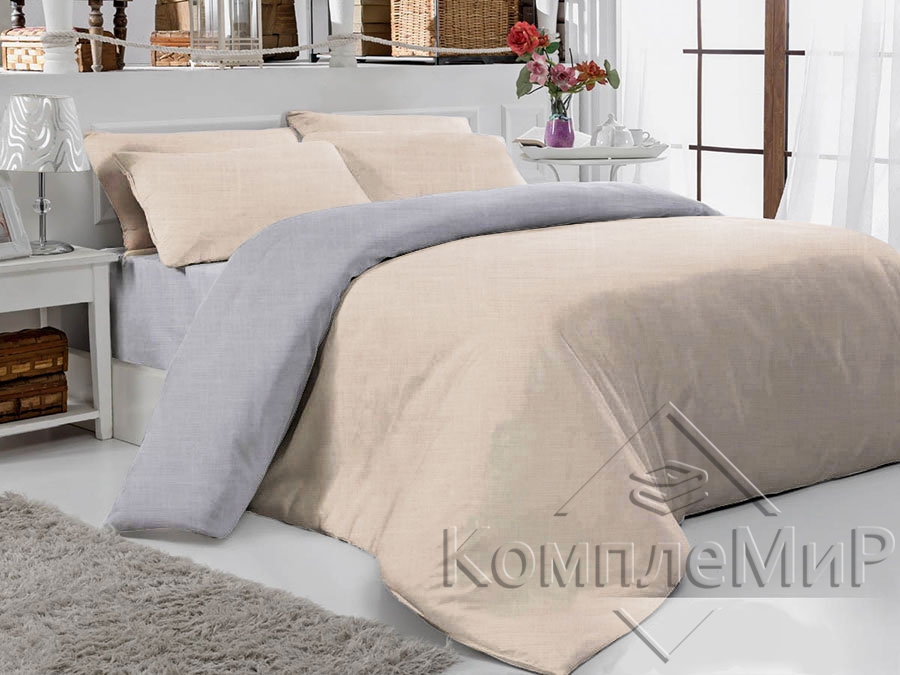 ткань постельная вид на кровати - Алисена-Экстра -2 - ткань-компаньон бязь